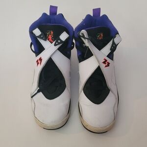 Air Jordan 8 Retro Three Peat Sneakers (6Y)